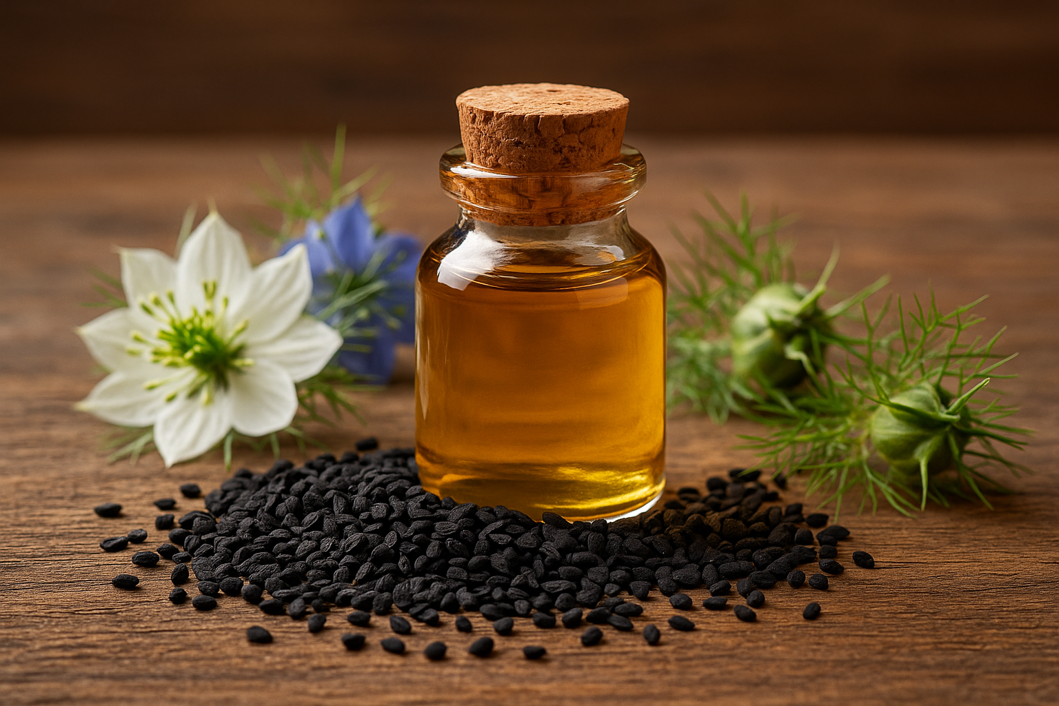 Huile de Nigelle Bio – Élixir des Pharaons pour Santé & Beauté
