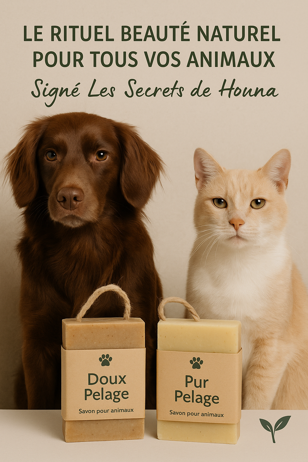 🐾 Offrez à votre animal un soin digne de votre amour : Doux Pelage & Pur Pelage, les savons naturels qui changent tout.
