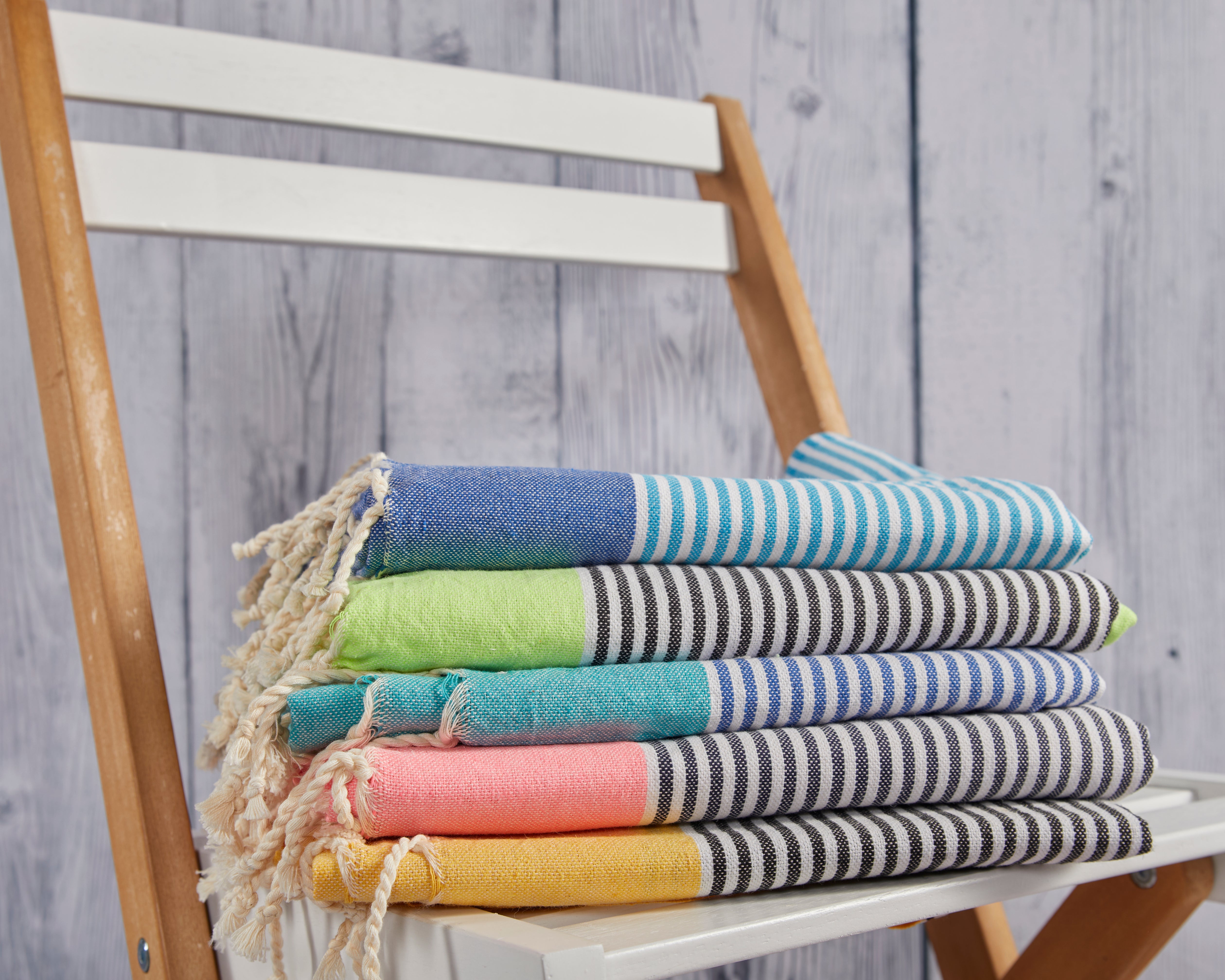 Fouta Nabeul – Serviette Plage & Hammam en Coton Rayé