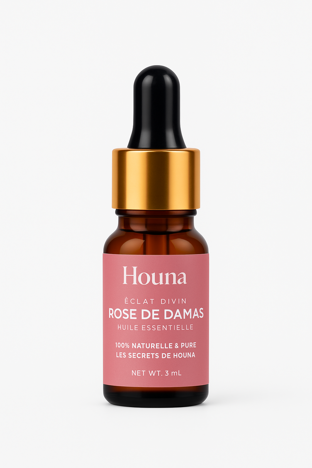 Huile essentielle de Rose de Damas – Pure & Rare – Beauté, Émotion & Éclat - 3 ml