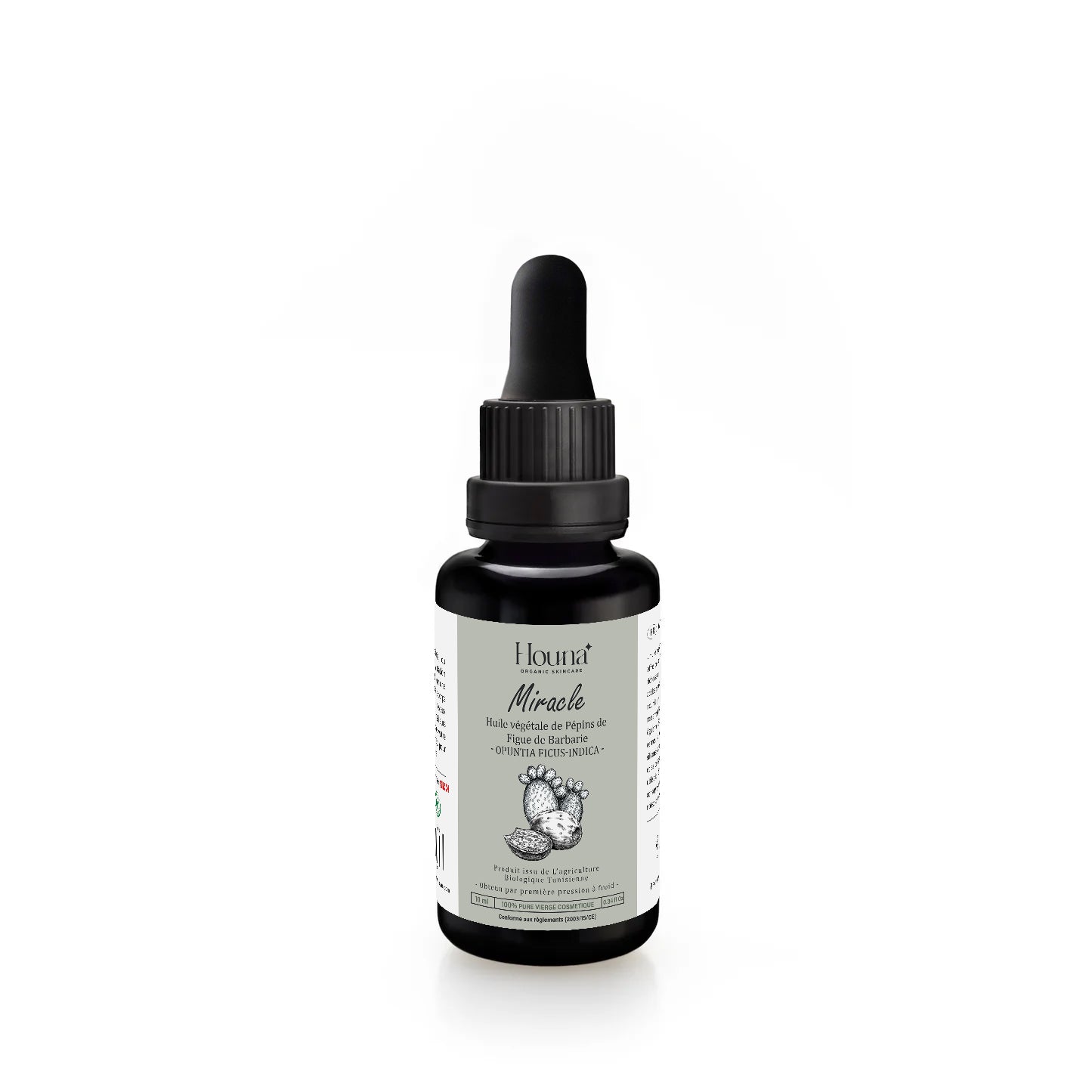Huile de Pépins de Figue de Barbarie Bio – Miracle | Anti-âge, Éclat & Fermeté Naturelle. Format : 30 ml, 15 ml, 10 ml Origine : Tunisie