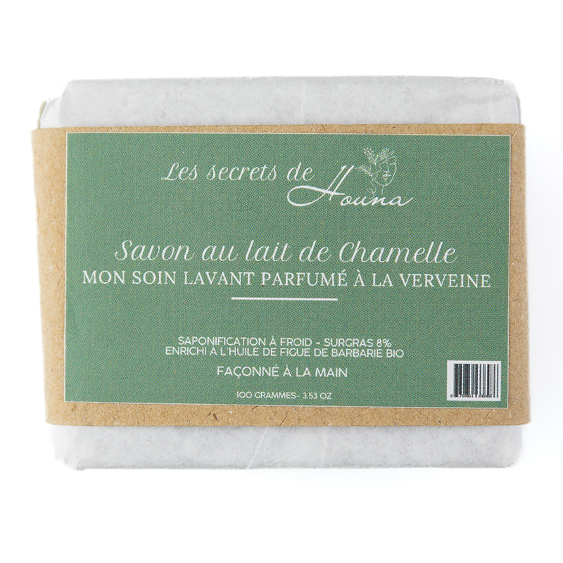 Savon au Lait de Chamelle Parfumé à la Verveine