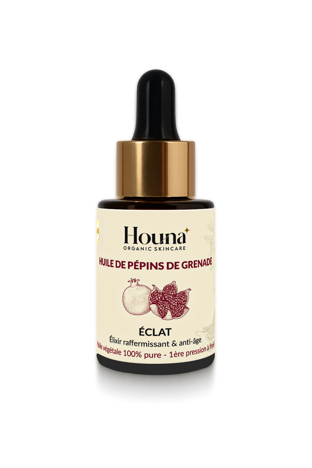Huile de Pépins de Grenade Bio – Éclat | Régénérante, Anti-âge & Peau Lumineuse
